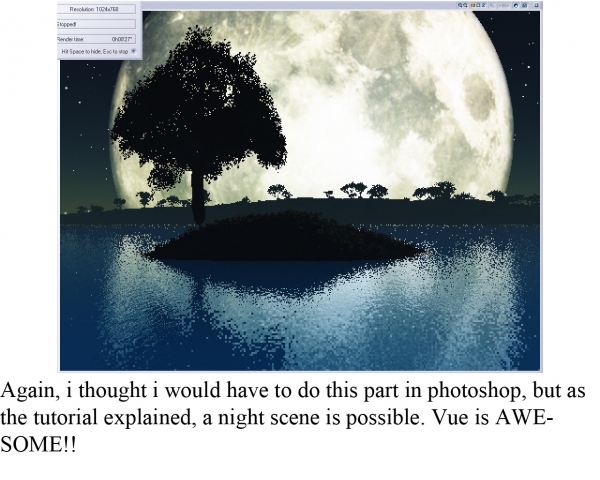 Creation of Immersed in my Thoughts: Step 6